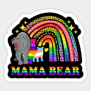 LGBT Mama Bear Gay Pride Equal Rights Sticker